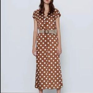 Zara Polka Dot Jumpsuit